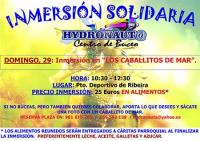 1ª EDICIÓN: "Inmersión solidaria": el domingo, día 29, realizaremos una inmersión en el Puerto deportivo de Ribeira 